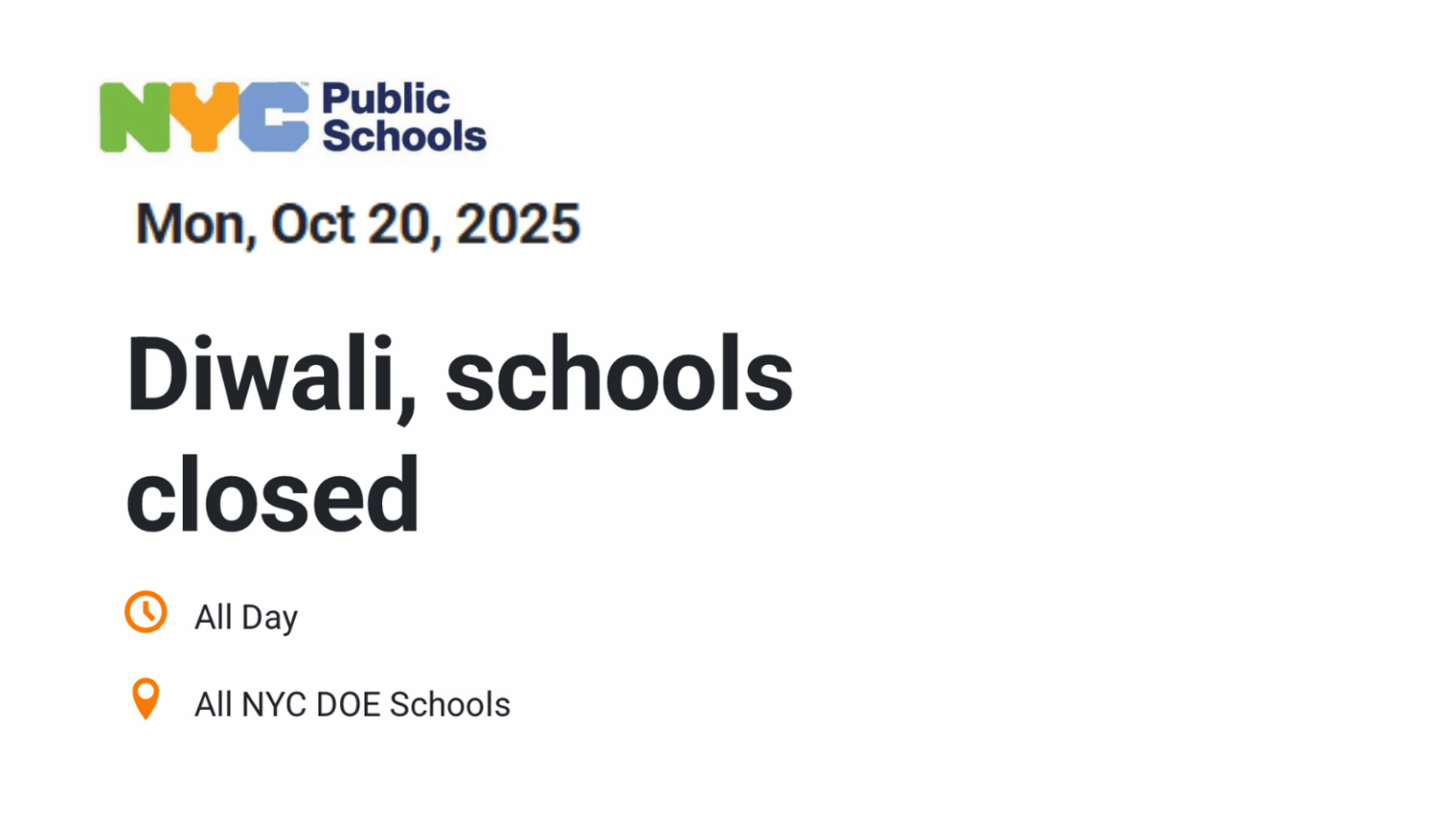 Full school calendar schools.nyc.gov/calendar