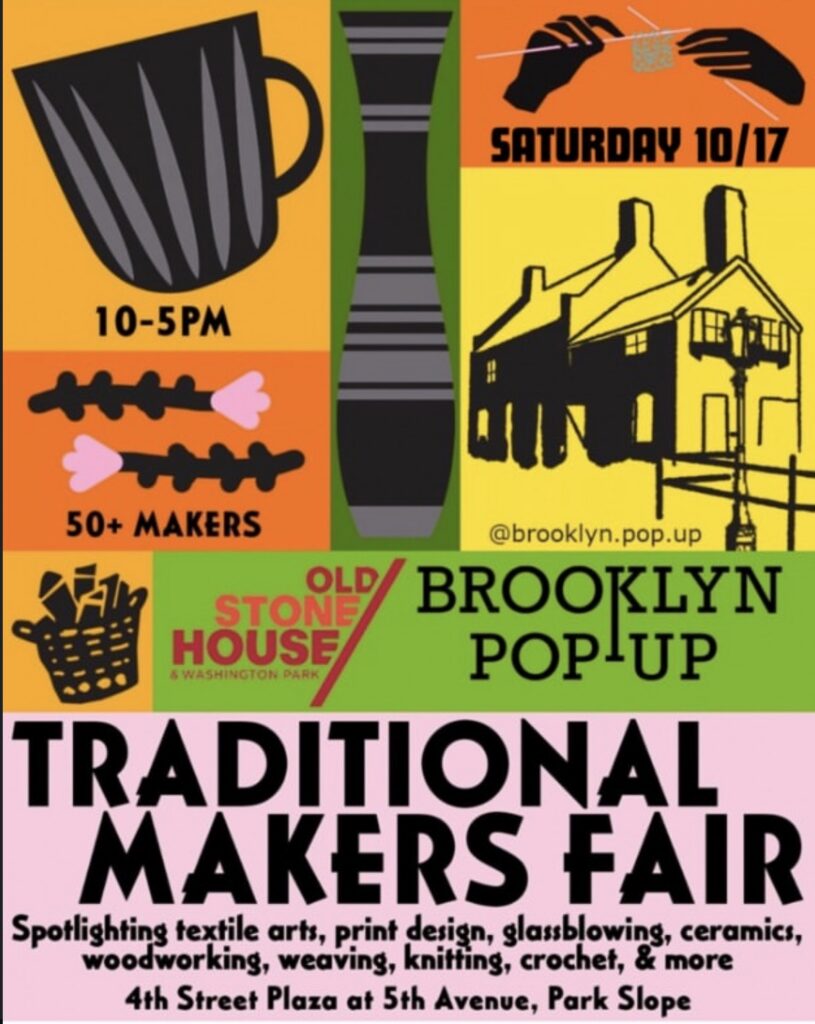 Traditional Makers Fair, October 17 flyer